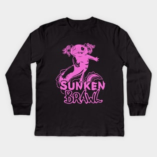 Sunken Brawl - Charlotl Kids Long Sleeve T-Shirt